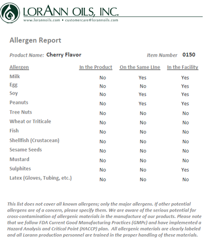 LorAnn Oils Cherry Flavouring 1 Dram