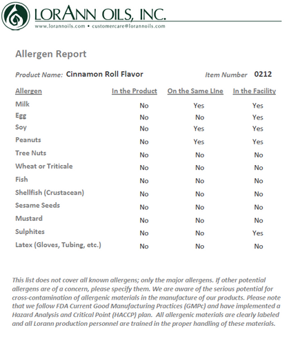 LorAnn Oils Cinnamon Roll Flavouring 1 Dram