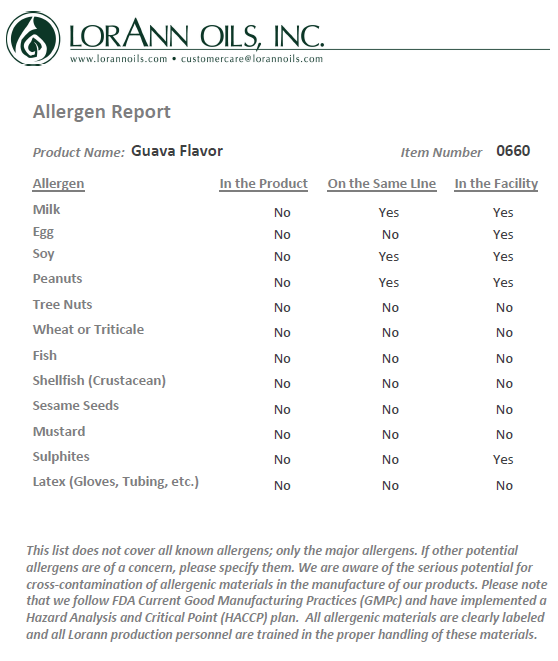 LorAnn Oils Guava Flavouring 1oz (8 dram)