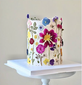 Dried Edible Pressed Flower A5 Card