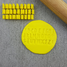 V2 Script Stamps Fondant Debosser