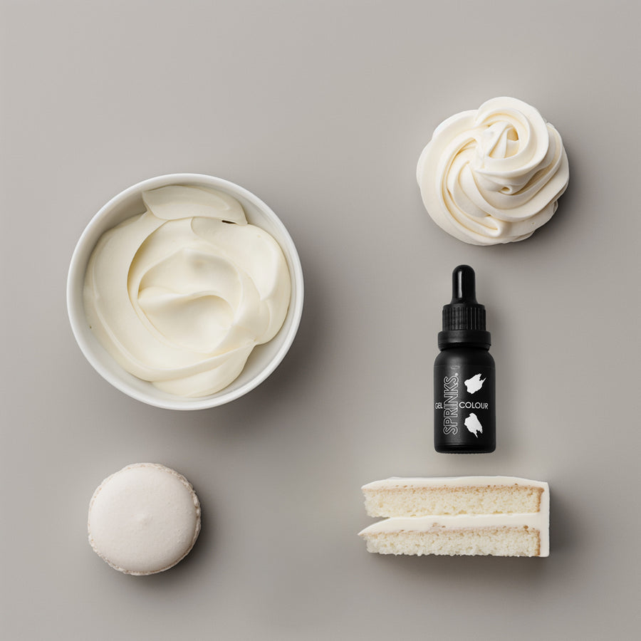 Sprinks WHITE Gel Colour (15ml)