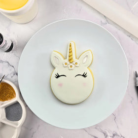 Unicorn  Cookie Fondant Cutter & Debosser Set