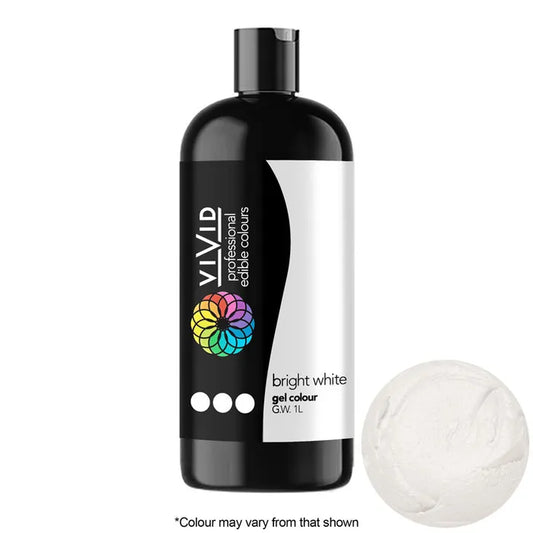 BULK Vivid Gel Colour Bright White 1 LITRE