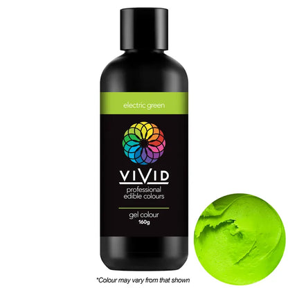 BULK Vivid Gel Colour Electric Green 160g