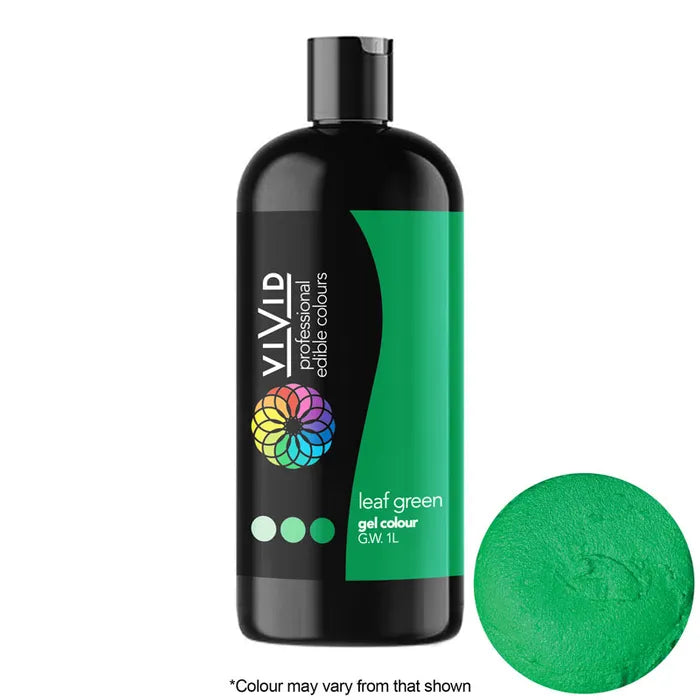 BULK Vivid Gel Colour Leaf Green 1 LITRE
