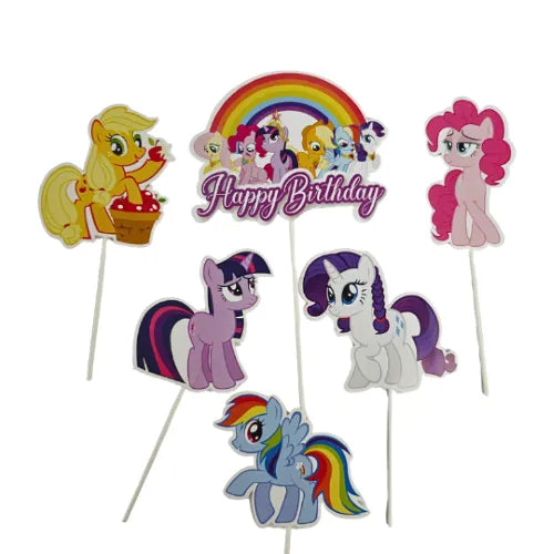 WISH | MY LITTLE PONY | TOPPER SET | 6 PC