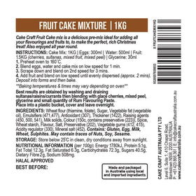 Christmas | Fruit Cake Mix (1kg)