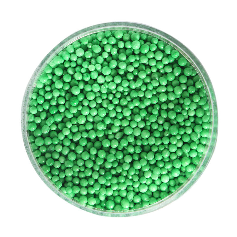 Nonpareils GREEN 2mm Sugar Balls (85g) - by Sprinks