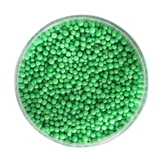 Nonpareils GREEN 2mm Sugar Balls (85g) - by Sprinks