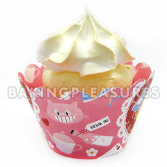 Alice in Wonderland Cupcake Wrapper 12pcs (Reversible)