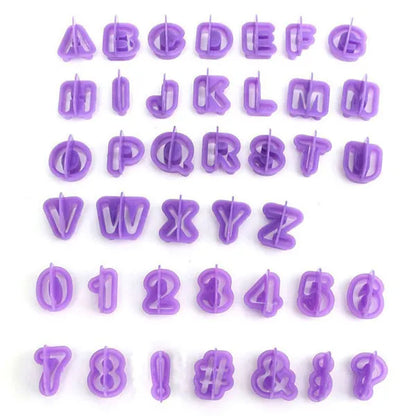 Alphabet/Number/Symbol Cutter Set 40pcs
