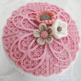 Katy Sue Anastasia Lace Cupcake Mould