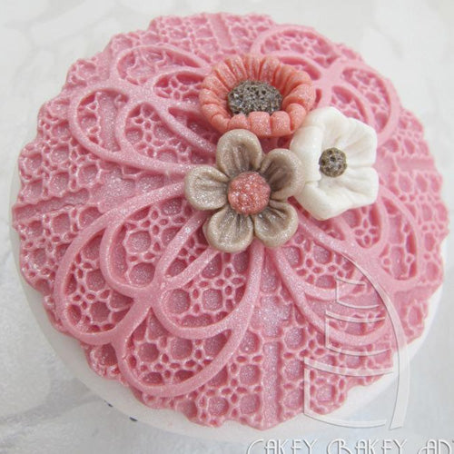Katy Sue Anastasia Lace Cupcake Mould