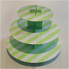 Apple Stripe Cupcake Stand