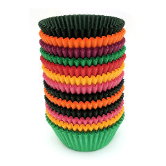 Assorted Colours Nordic Paper Large Baking Cups 240pcs (55mm base)