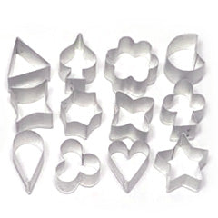 Ateco Aspic Or Jelly Cutter Set 12 pcs - Stainless Steel