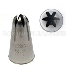 Ateco Deep Closed Star Medium Piping Tip #852