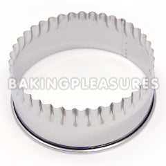 Ateco Fluted Round Cutter 11.4cm - Stainless Steel