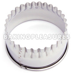 Ateco Fluted Round Cutter 8.9cm - Stainless Steel