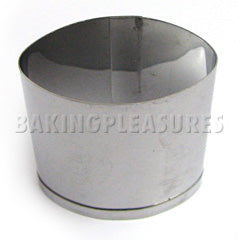 Ateco Half Circle Petit Four Cutter - Stainless Steel