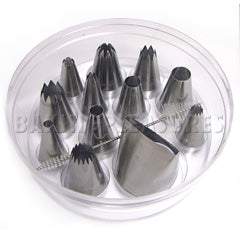 Ateco Stainless Steel Large Tube 12 pcs - Broken Case