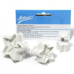 Ateco Star Sugar Paste Cutters 3pcs