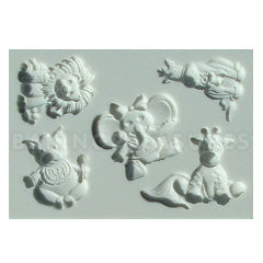 Alphabet Moulds Baby Animals Silicone Mould