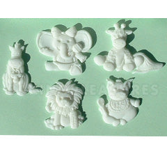 Alphabet Moulds Baby Animals Silicone Mould