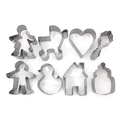 Mini Baby Cutter Set 8pcs - Stainless Steel