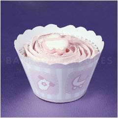 Baby Pink Cupcake Wrappers 12pcs