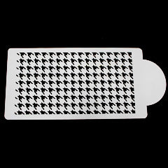 Bake Stencil Houndstooth Side Stencil