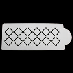 Bake Stencil Quatrefoil Stencil