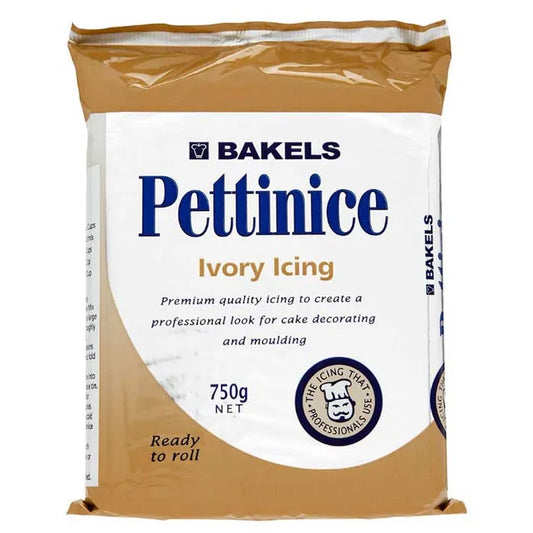 Bakels Pettinice Ivory RTR Fondant Icing 750g (BB: 2 May 2024)