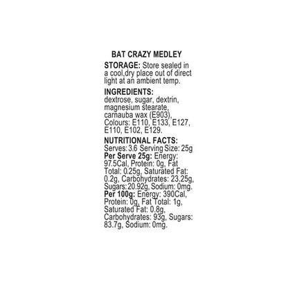 Sprinkd Bat Crazy Medley Halloween Sprinkles 110g