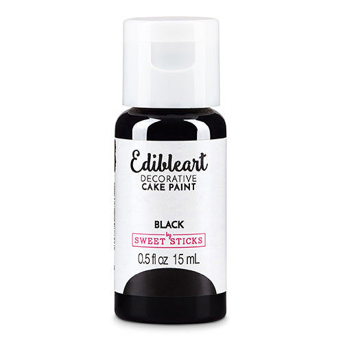 Sweet Sticks Edible Art Paint BLACK 15ml