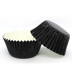 Black Foil Mini Baking Cups