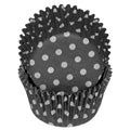 Black Polka Dot Mini Baking Cups 65pcs