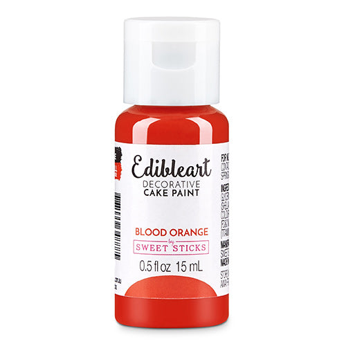 Sweet Sticks Edible Art Paint BLOOD ORANGE 15ml