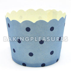 Blue Dots Baking Cups 25pcs