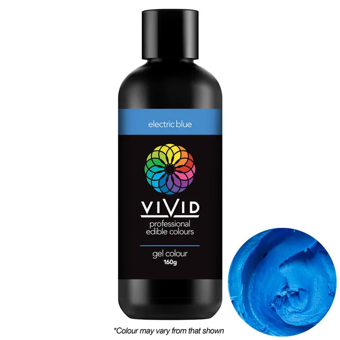 BULK Vivid Gel Colour Electric Blue 160g