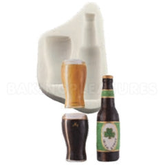 FPC Sugarcraft Bottle & Glass Silicone Mould