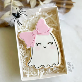 Ghost with Bow Cutter & Debosser Set - Large & Small Set