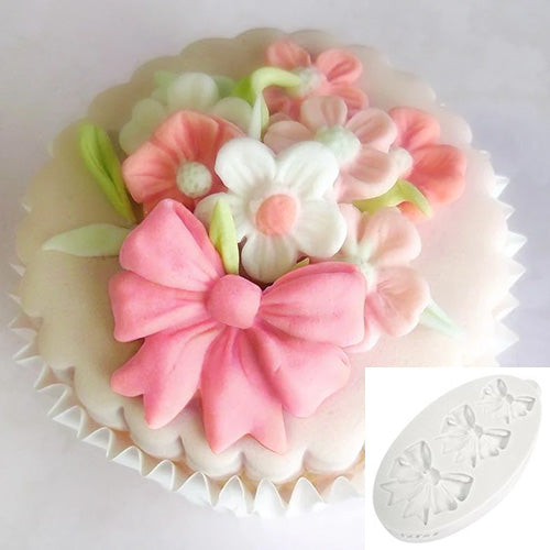 Katy Sue Bow Trio Silicone Mould