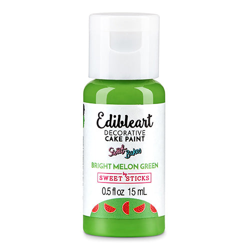 Sweet Sticks Edible Art Paint BRIGHT MELON GREEN 15ml