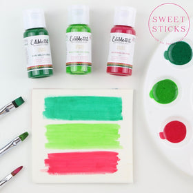 Sweet Sticks Edible Art Paint BRIGHT MELON GREEN 15ml