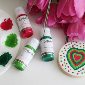 Sweet Sticks Edible Art Paint BRIGHT MELON GREEN 15ml