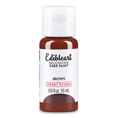 Sweet Sticks Edible Art Paint BROWN 15ml