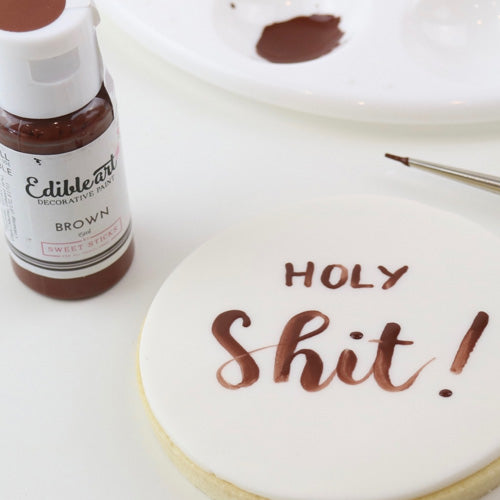 Sweet Sticks Edible Art Paint BROWN 15ml