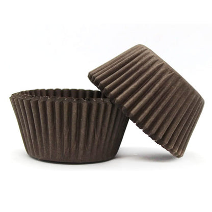 BULK Brown Grease Proof Small Baking Cups (#398) 500pcs